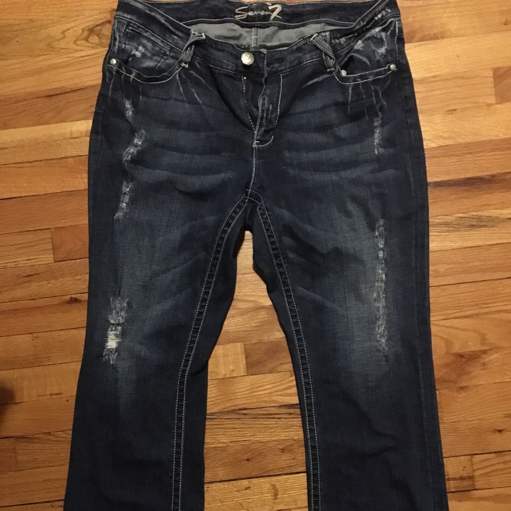 Seven Jeans size 18 bootcut distressed